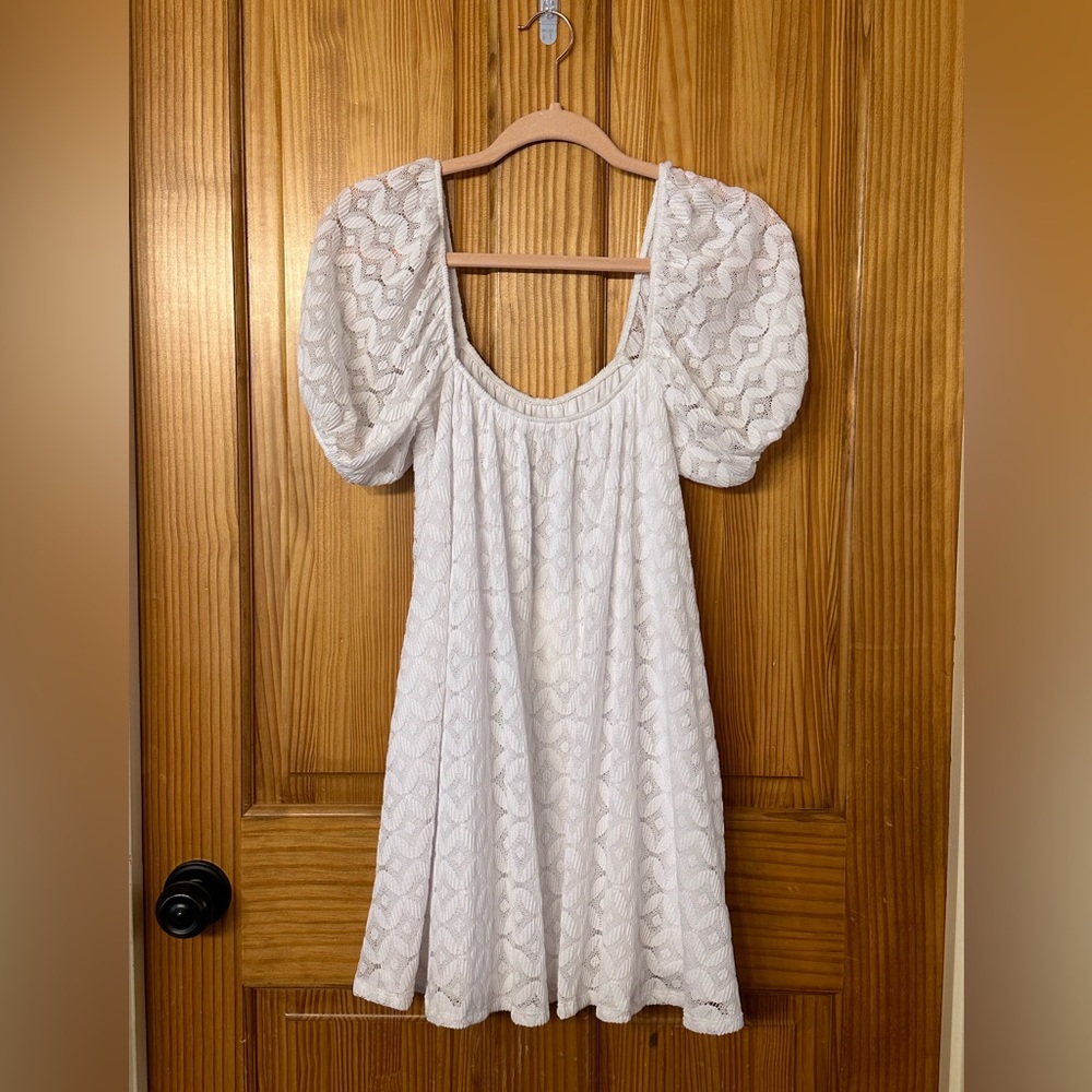 New white Show Me Your Mumu Flora Mini Dress size XS